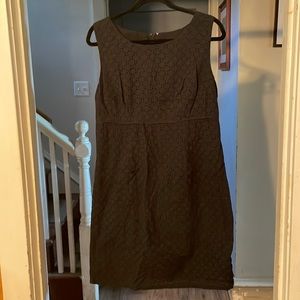 Black Eyelet Dress Size 14